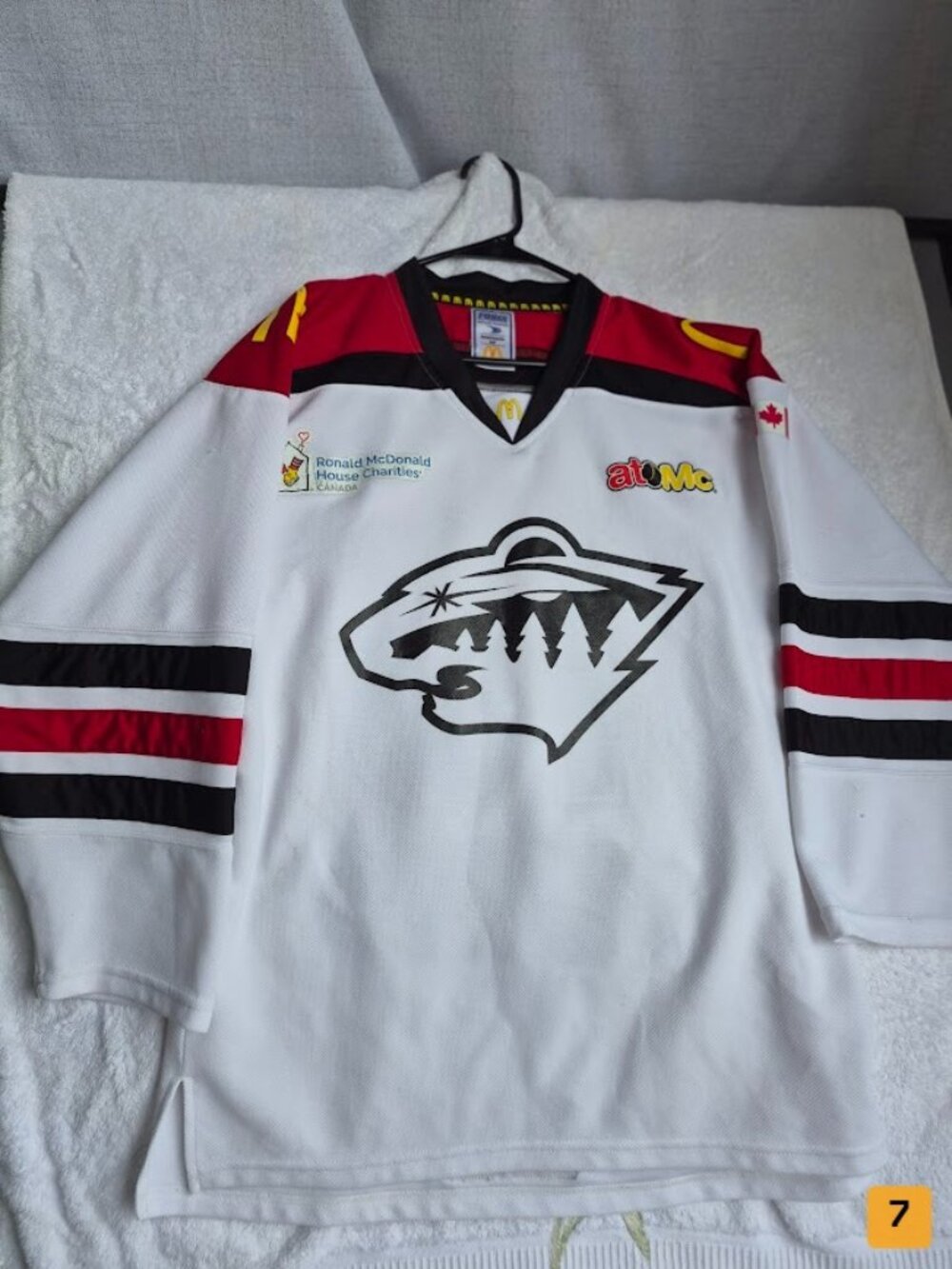 McDonald's / FORCE Hockey Jersey Size SP White